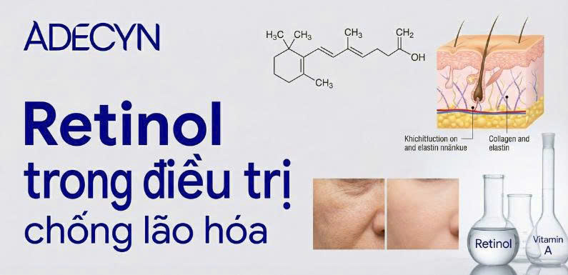 Retinol trong điều trị chống lão hóa