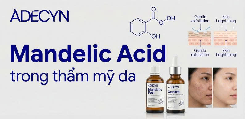 Mandelic Acid trong thẩm mỹ da