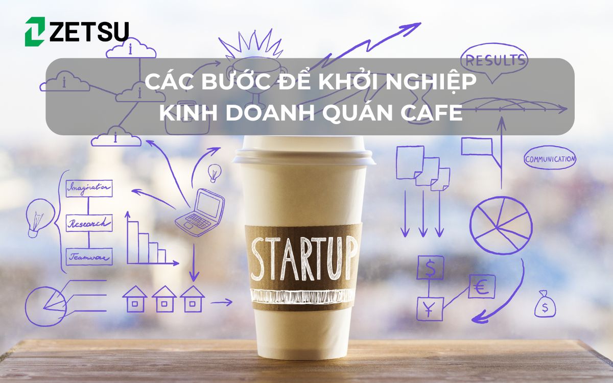 Các bước để khởi nghiệp kinh doanh quán cafe