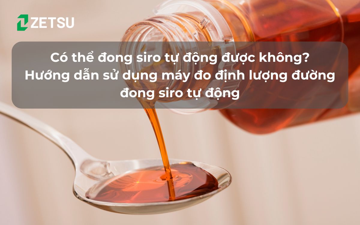 Có thể đong siro tự động được không? Hướng dẫn sử dụng máy đo định lượng đường đong siro tự động