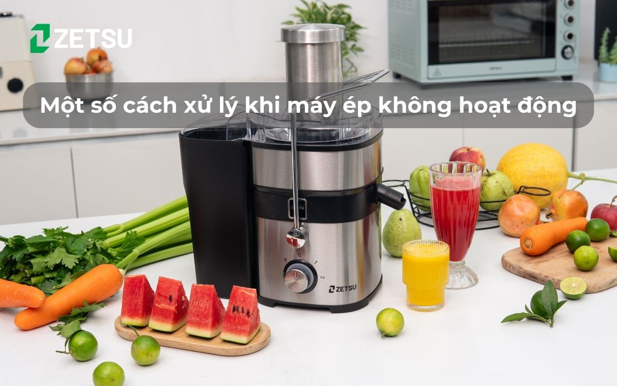 Một số tips xử lý khi máy ép không hoạt động