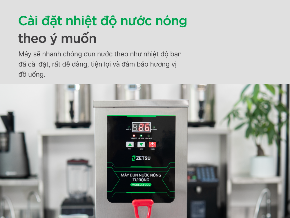 Máy đun nước nóng tự động Zetsu Z-30L