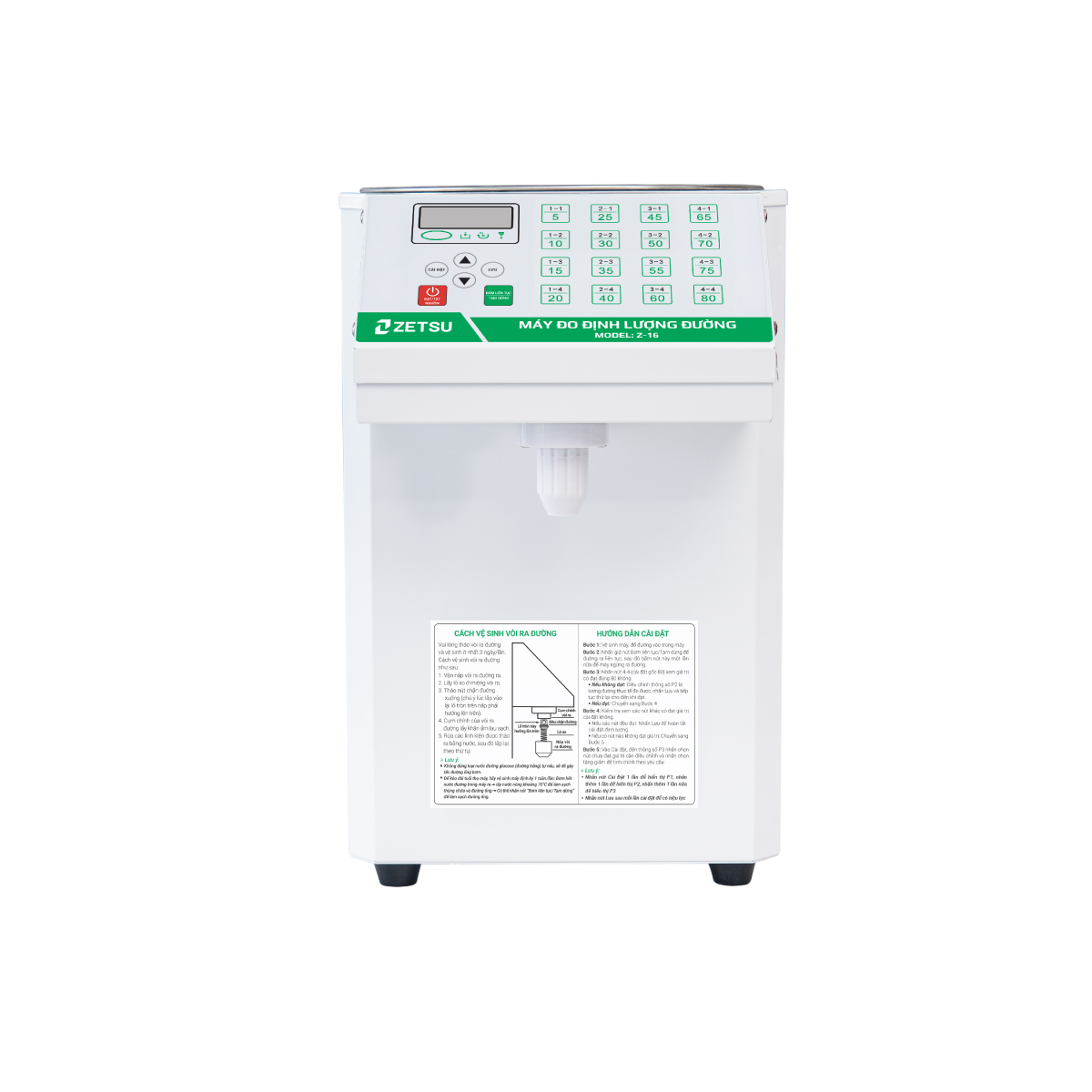 Máy đo định lượng đường Zetsu Z-16