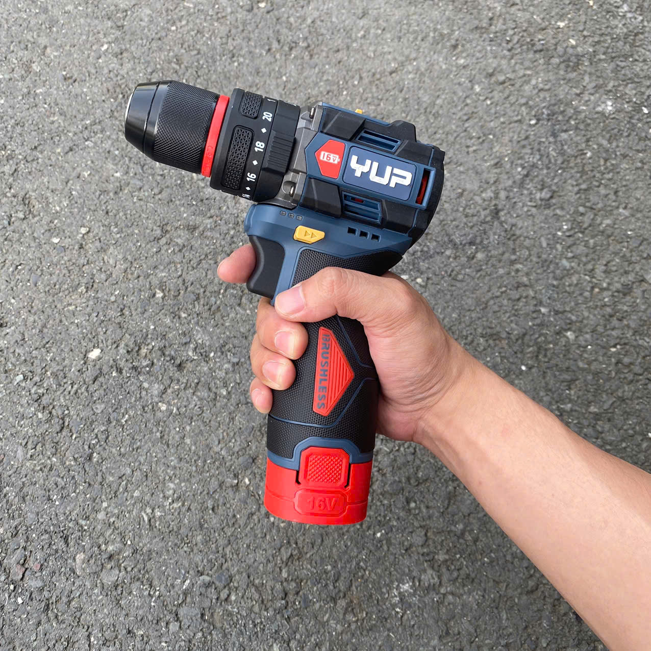 Máy khoan dùng pin đầu kẹp 10mm YUPAI YP16 DR10A