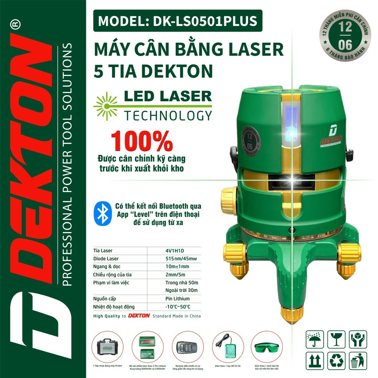 Máy laser 5 tia xanh DEKTON DK-LS0501PLUS