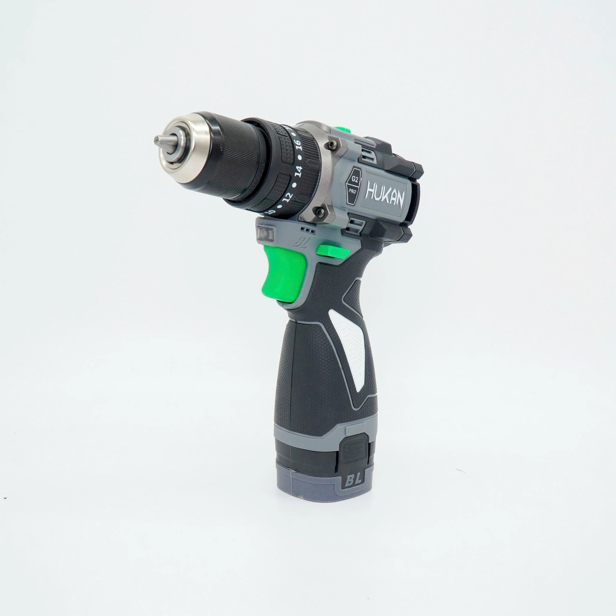 Máy khoan dùng pin 10mm Gen 2 HUKAN H16-G2C-Q2 và H16-G2X-Q2 (có khóa trục)