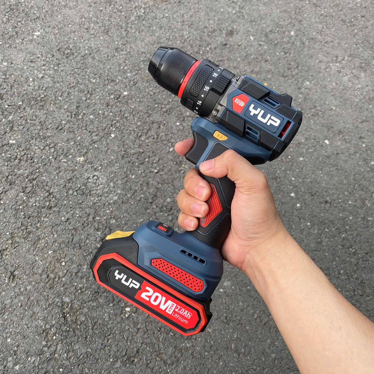 Máy khoan dùng pin đầu kẹp 10mm YUPAI YP20 DR10M