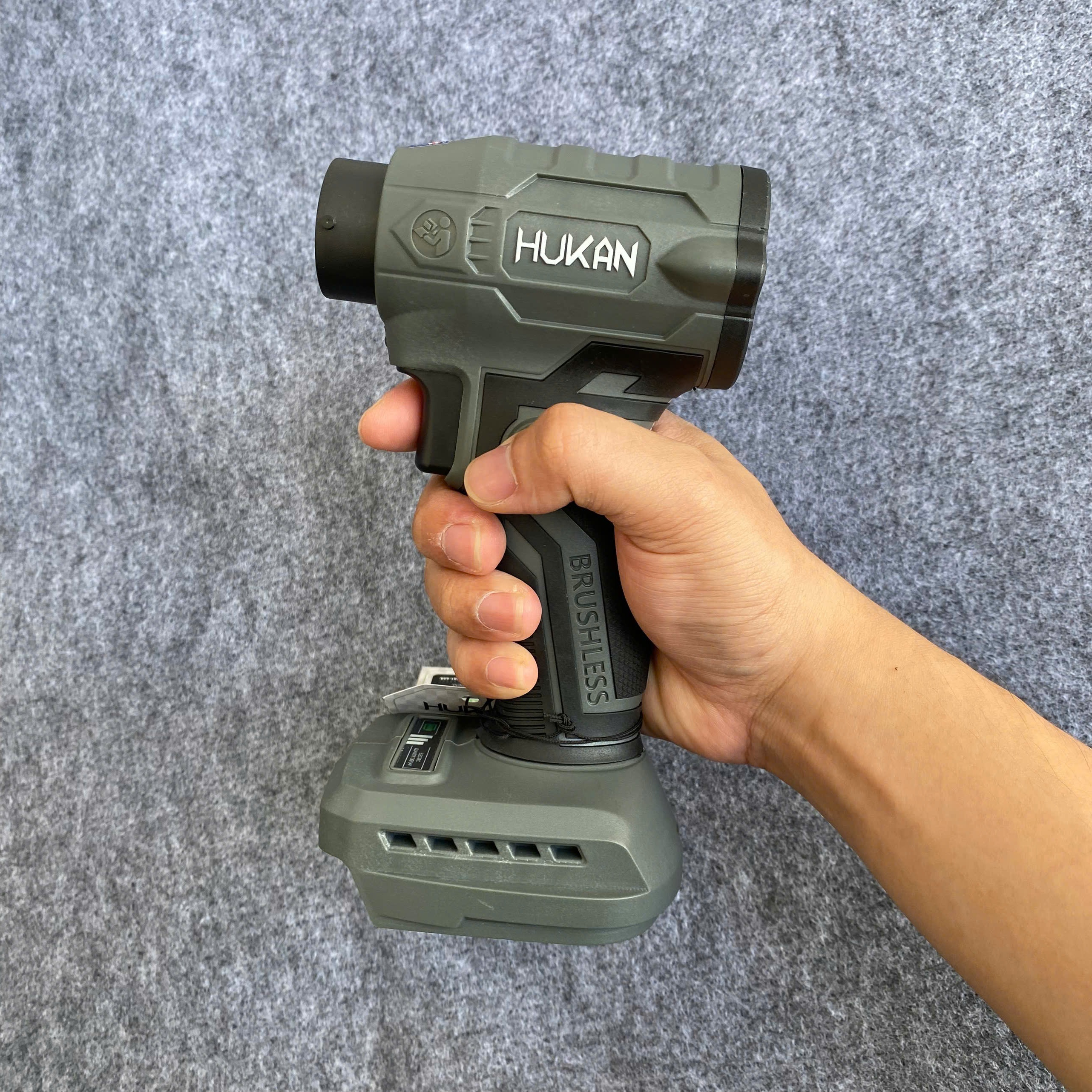 (Tặng thước dây 5m) Máy thổi phản lực dùng pin HUKAN G2TPL-F1 (chưa pin sạc)