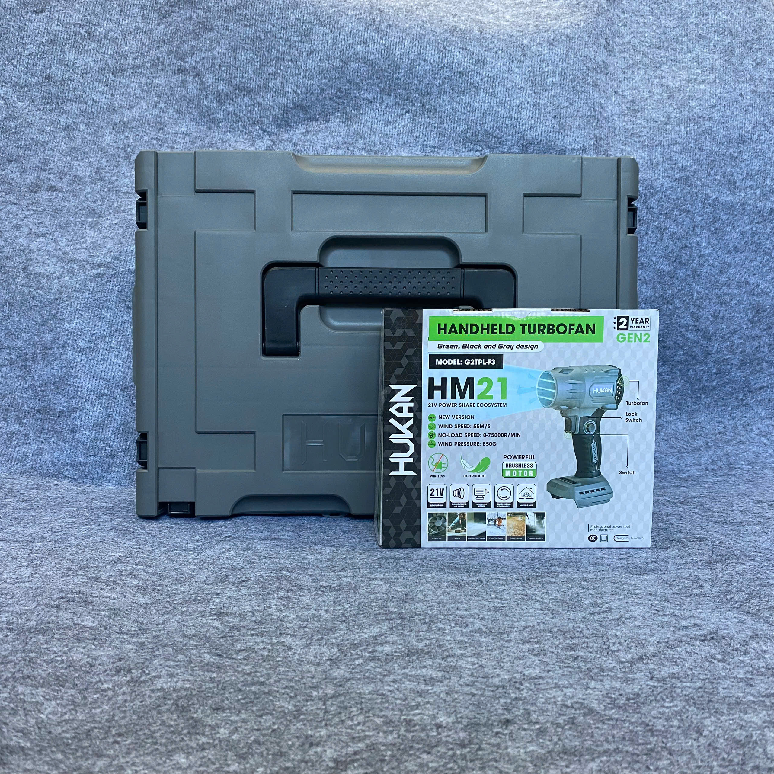 Máy thổi phản lực sử dụng pin HUKAN G2TPL-F3 (chưa có pin sạc)