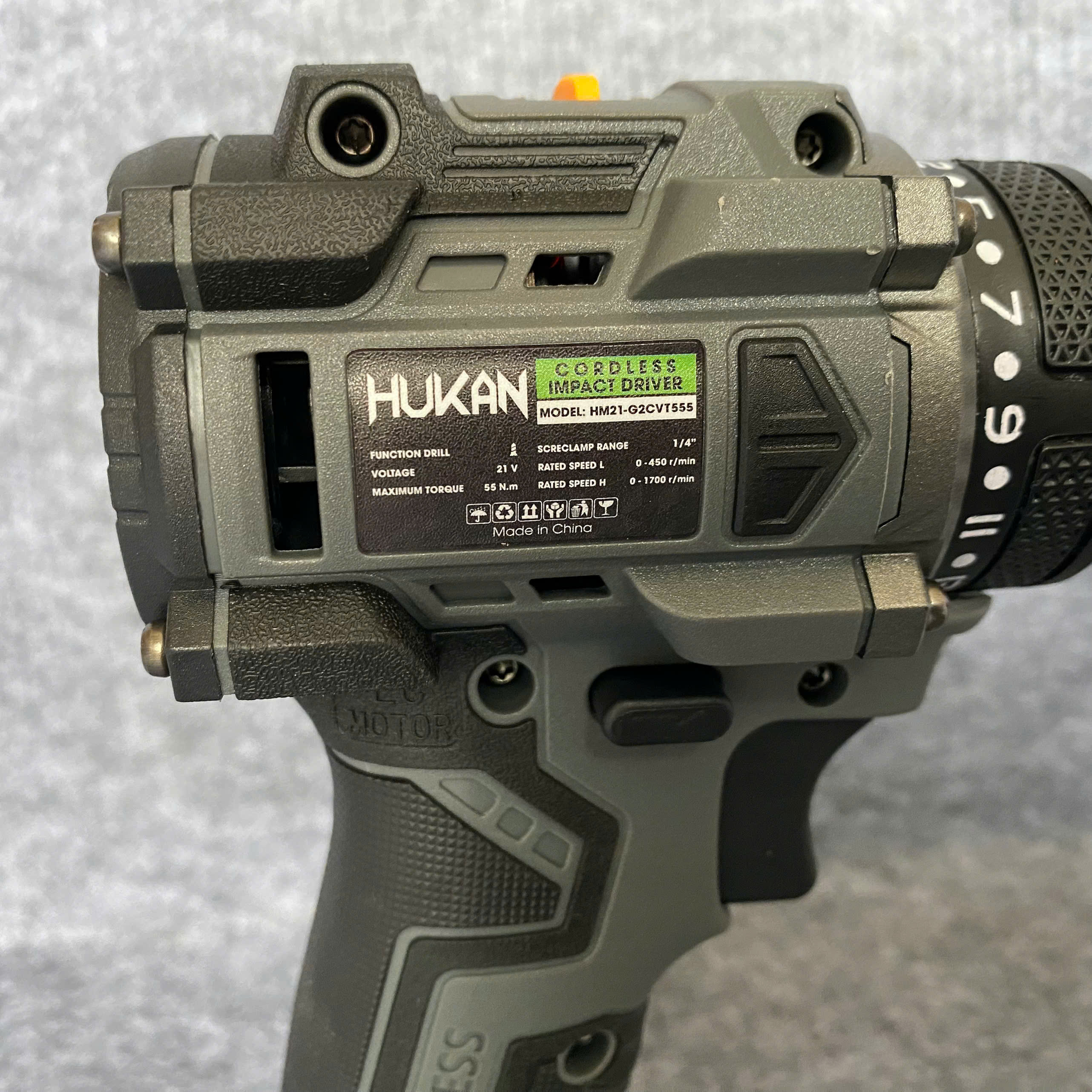 Máy chuyên vít trượt dùng pin HUKAN HM21-G2CVT555 (chưa có pin và sạc)