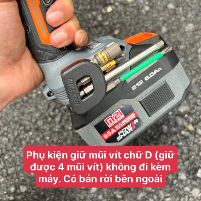Máy khoan sử dụng pin DEKTON M21-ID13160PRO ( chưa pin và sạc)