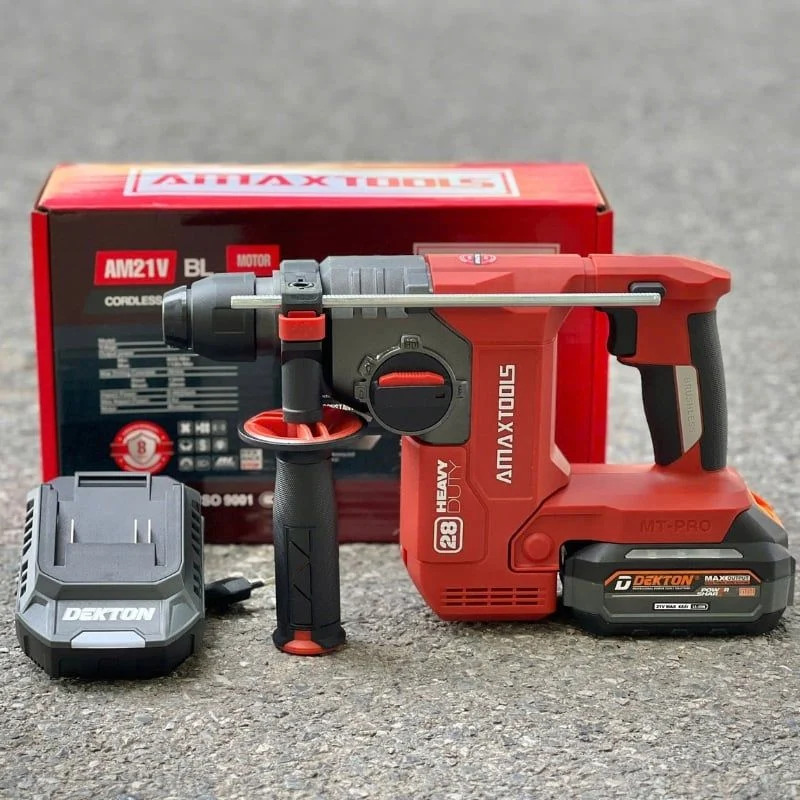 Máy khoan bê tông sử dụng pin AMAXTOOLS A3CN285M (chưa có pin sạc)