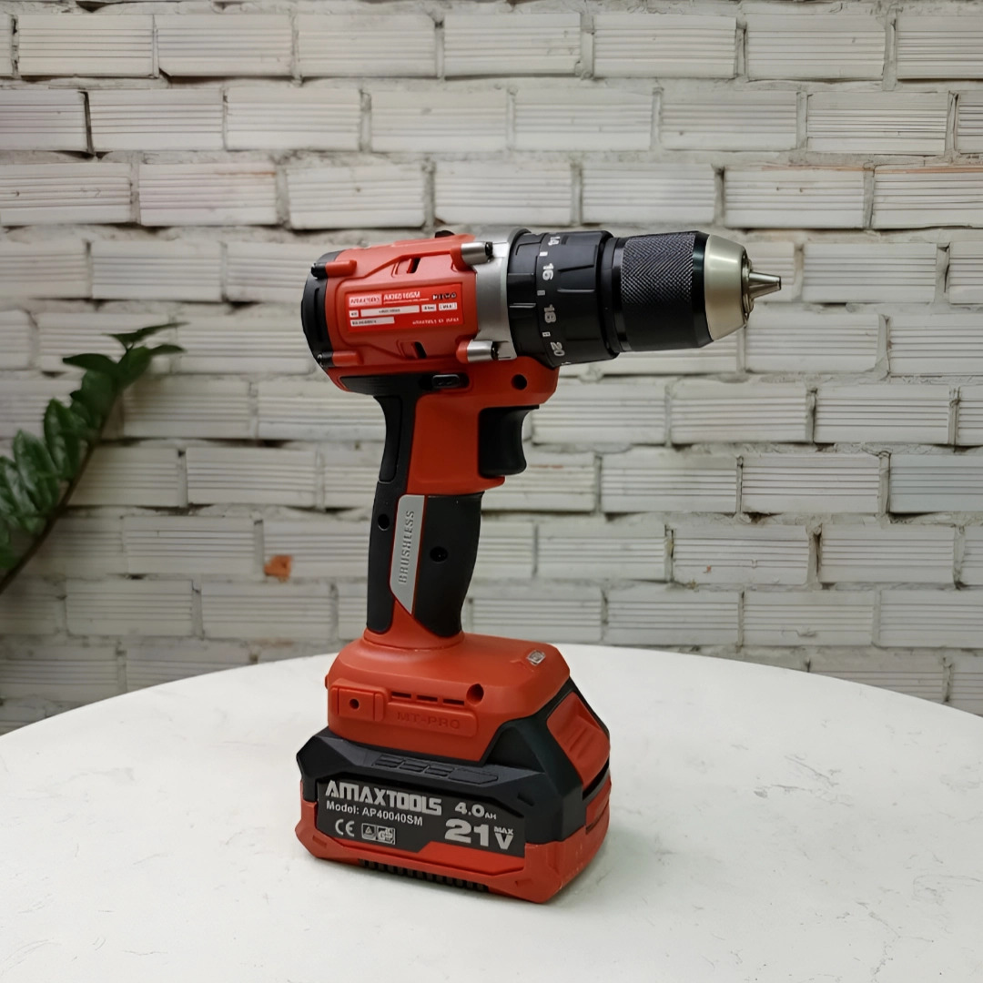 Máy khoan sử dụng pin AMAXTOOLS AKI6510SM (chưa có pin sạc)