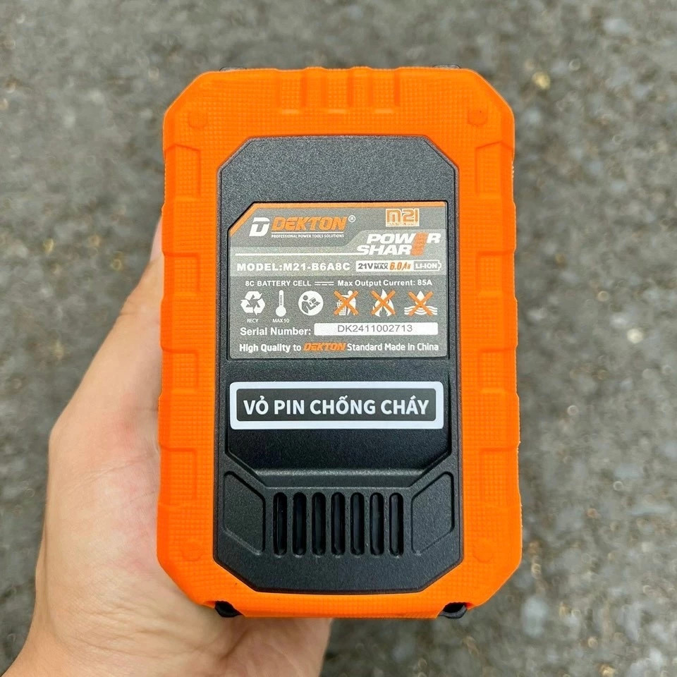 Pin 21V 6.0Ah DEKTON M21-B6A8C