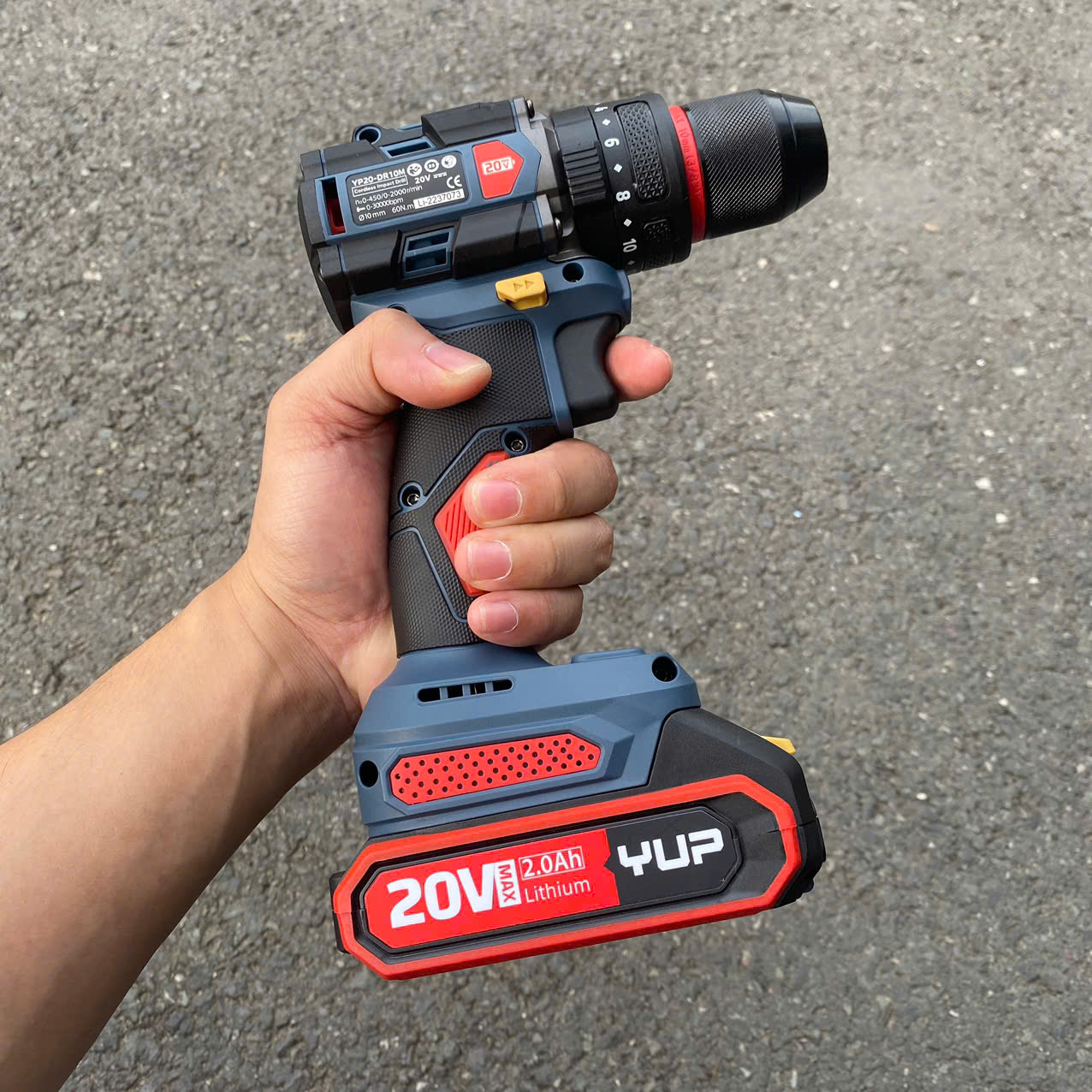 Máy khoan dùng pin đầu kẹp 10mm YUPAI YP20 DR10M