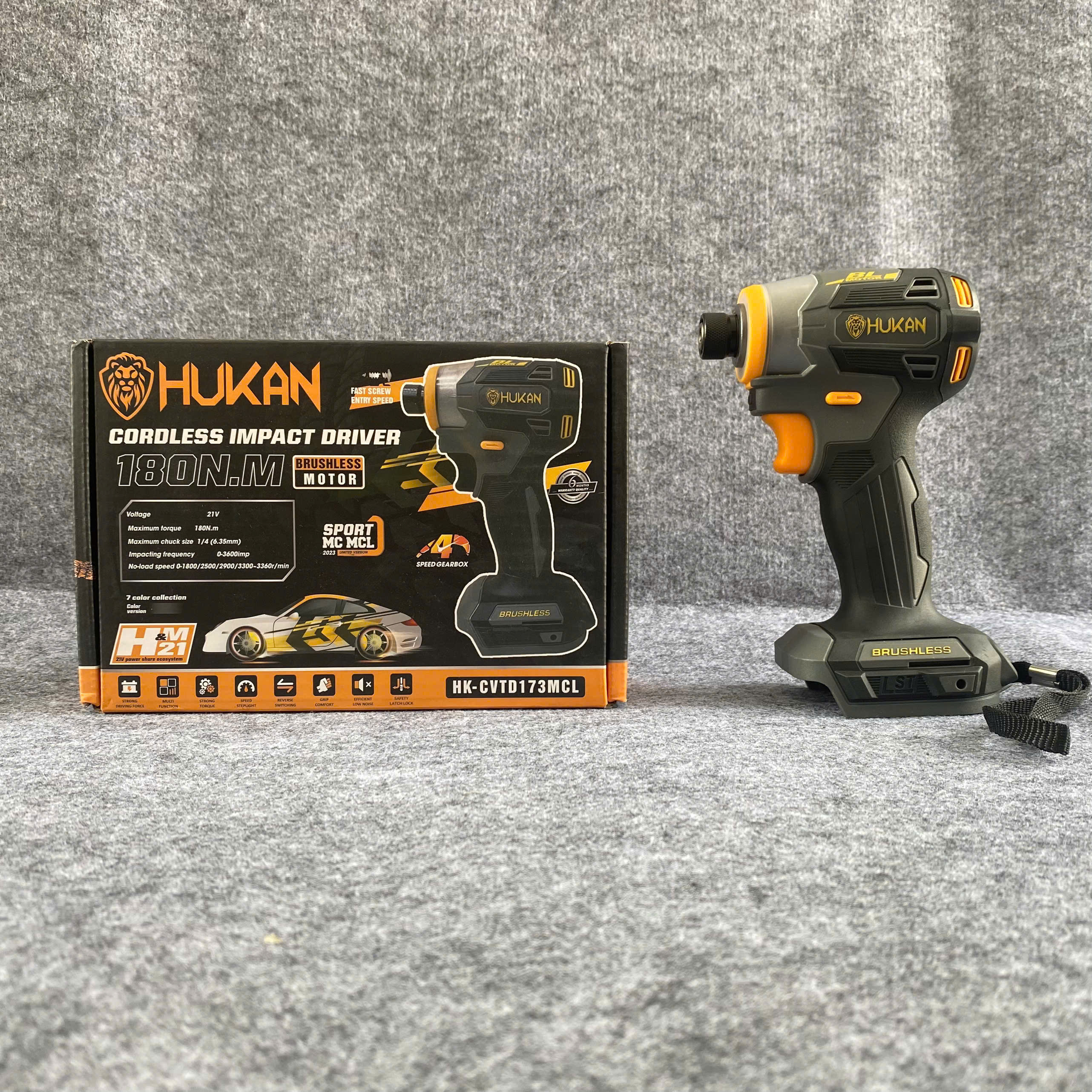 Máy chuyên vít sử dụng pin HUKAN HK-CVTD173MCL (chưa có pin sạc)