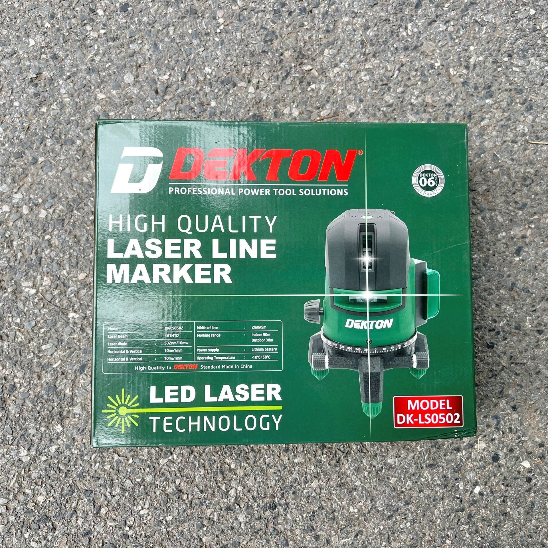 Máy laser 5 tia xanh DEKTON DK-LS0502