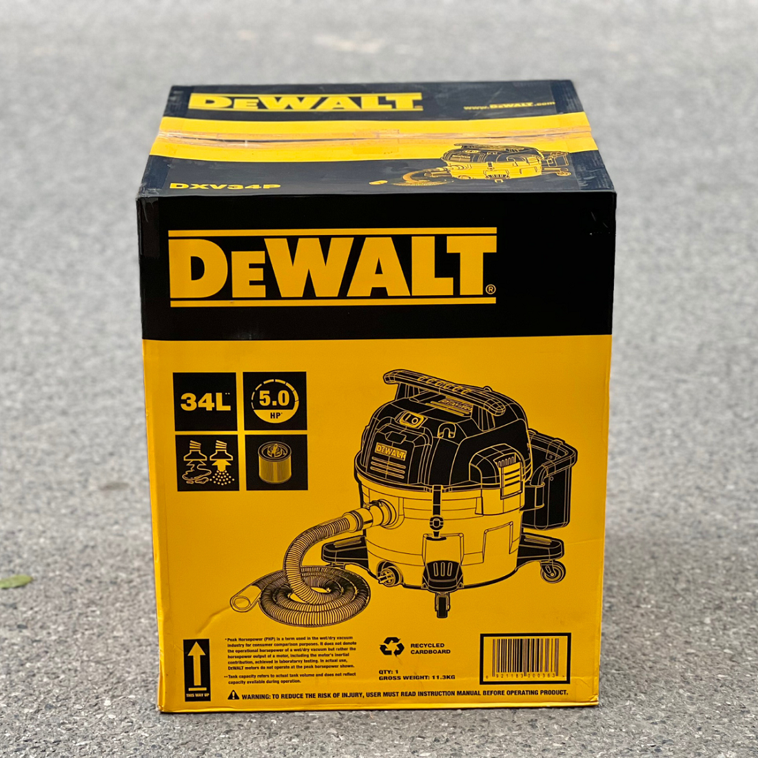 Máy hút bụi 3 chức năng ướt/khô/thổi 34 lít DEWALT DXV34P