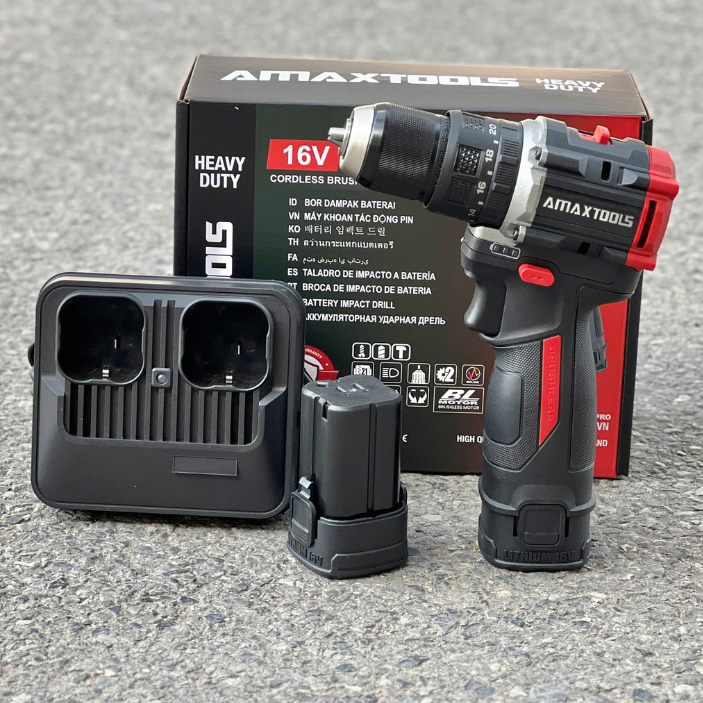 Máy khoan dùng pin 16V AMAXTOOLS AKI6510SA-PRO