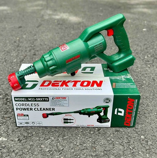 Máy xịt rửa xe dùng pin DEKTON M21-SRX775 (Chưa có pin và sạc)