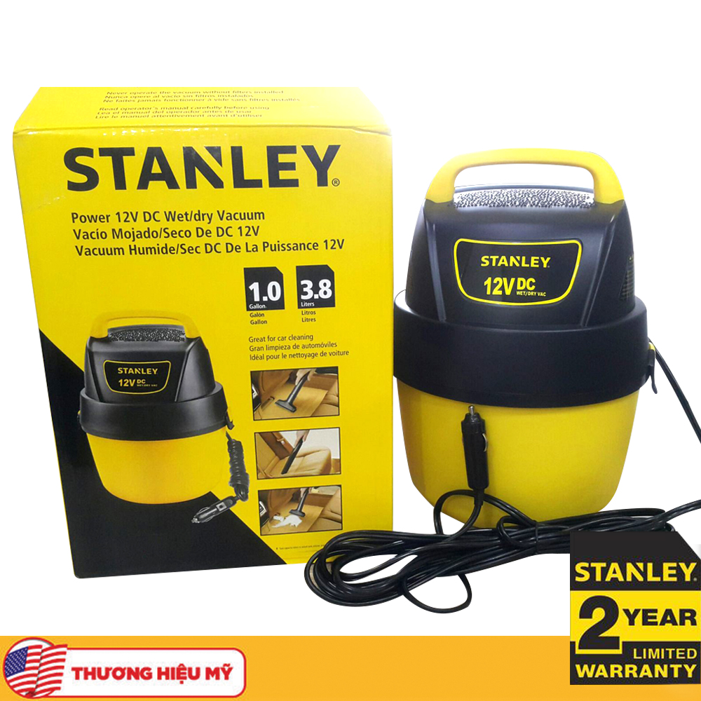 Máy hút bụi ướt/khô 12V cầm tay dùng cho ôtô STANLEY SL18125DC