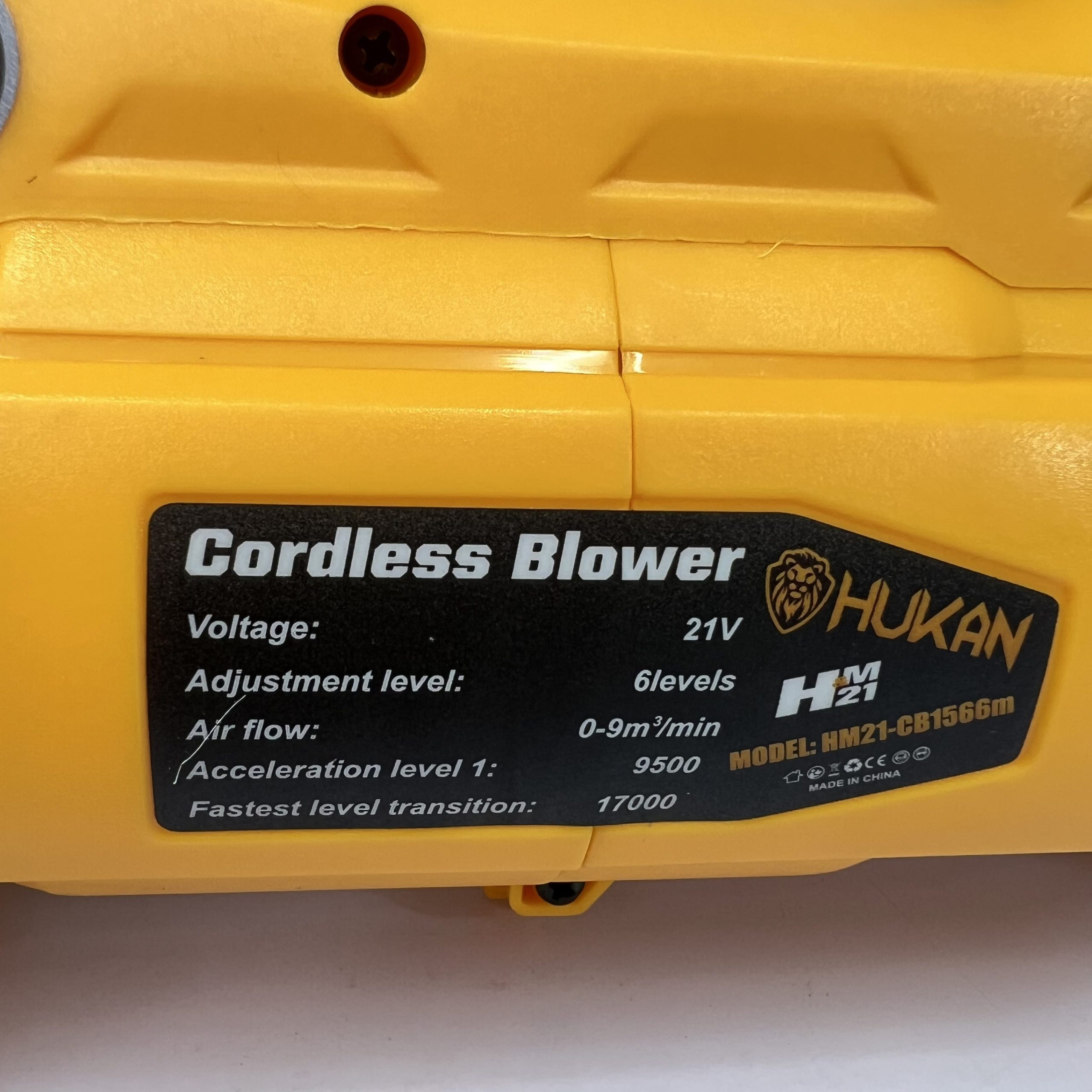 Máy thổi lá - thổi bụi dùng pin HUKAN HM21-CB1566m (chưa có pin sạc)