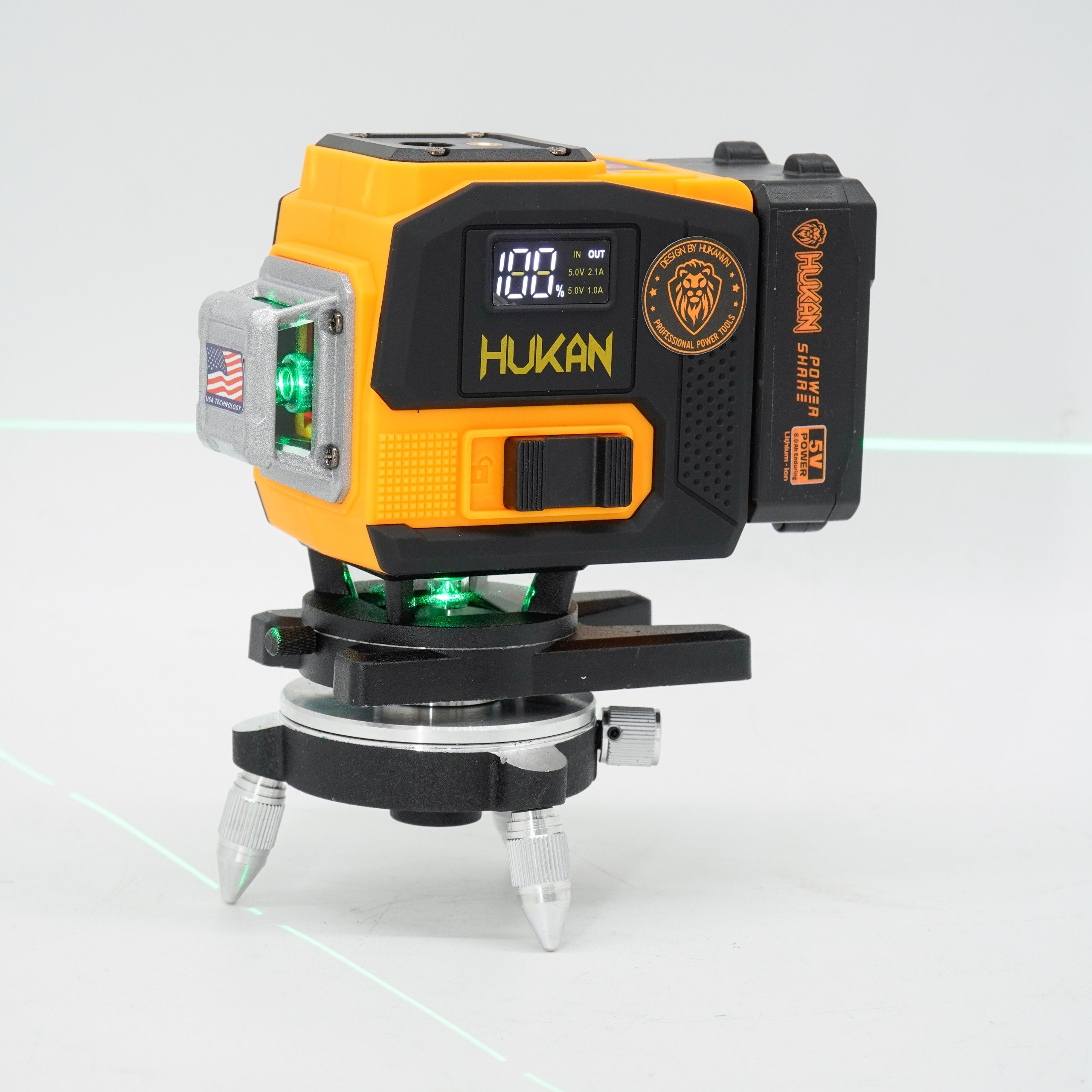Máy cân bằng laser 12 line HUKAN HK-G1-T97 (kèm chân)