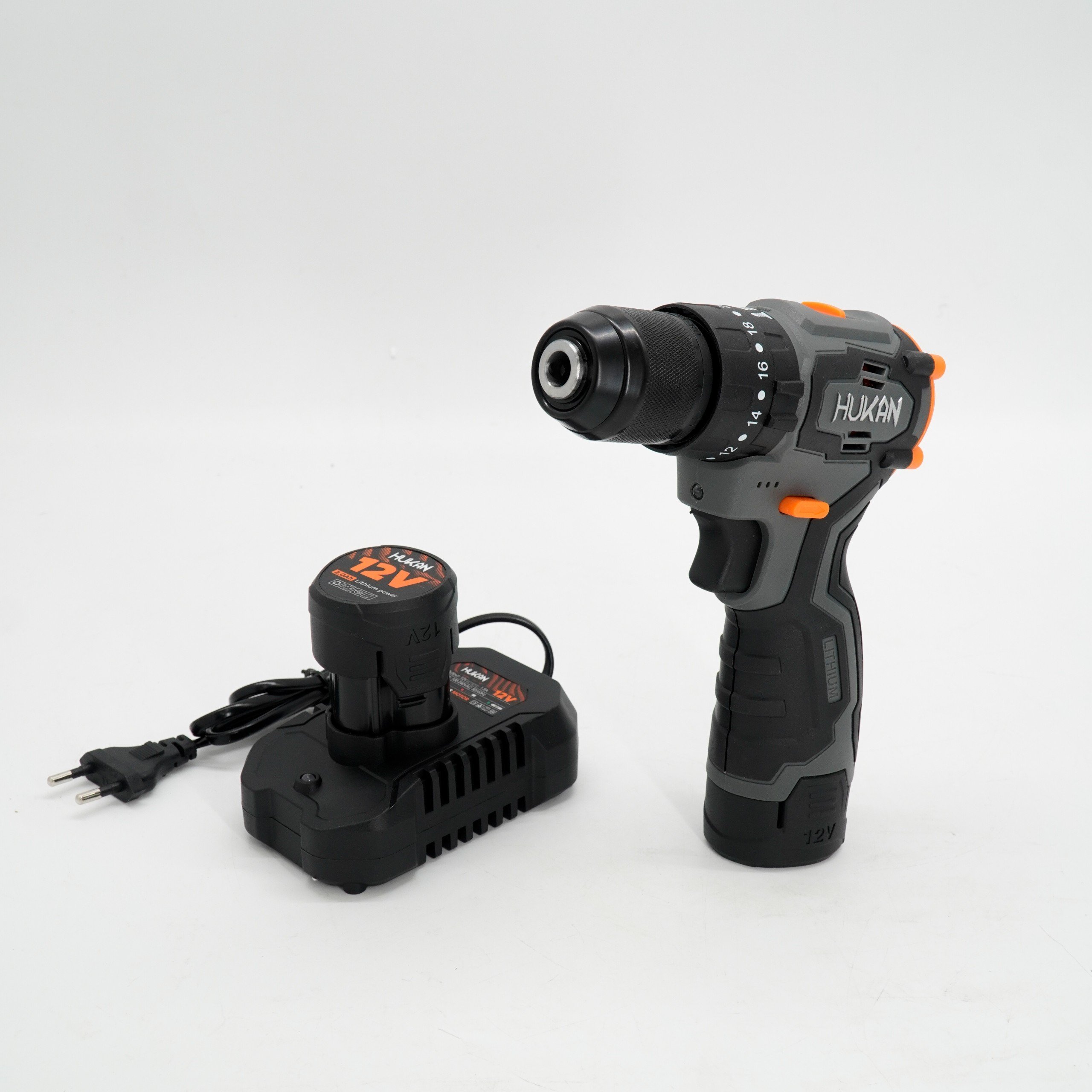 Combo máy khoan và máy vít pin HUKAN CB12V-V3