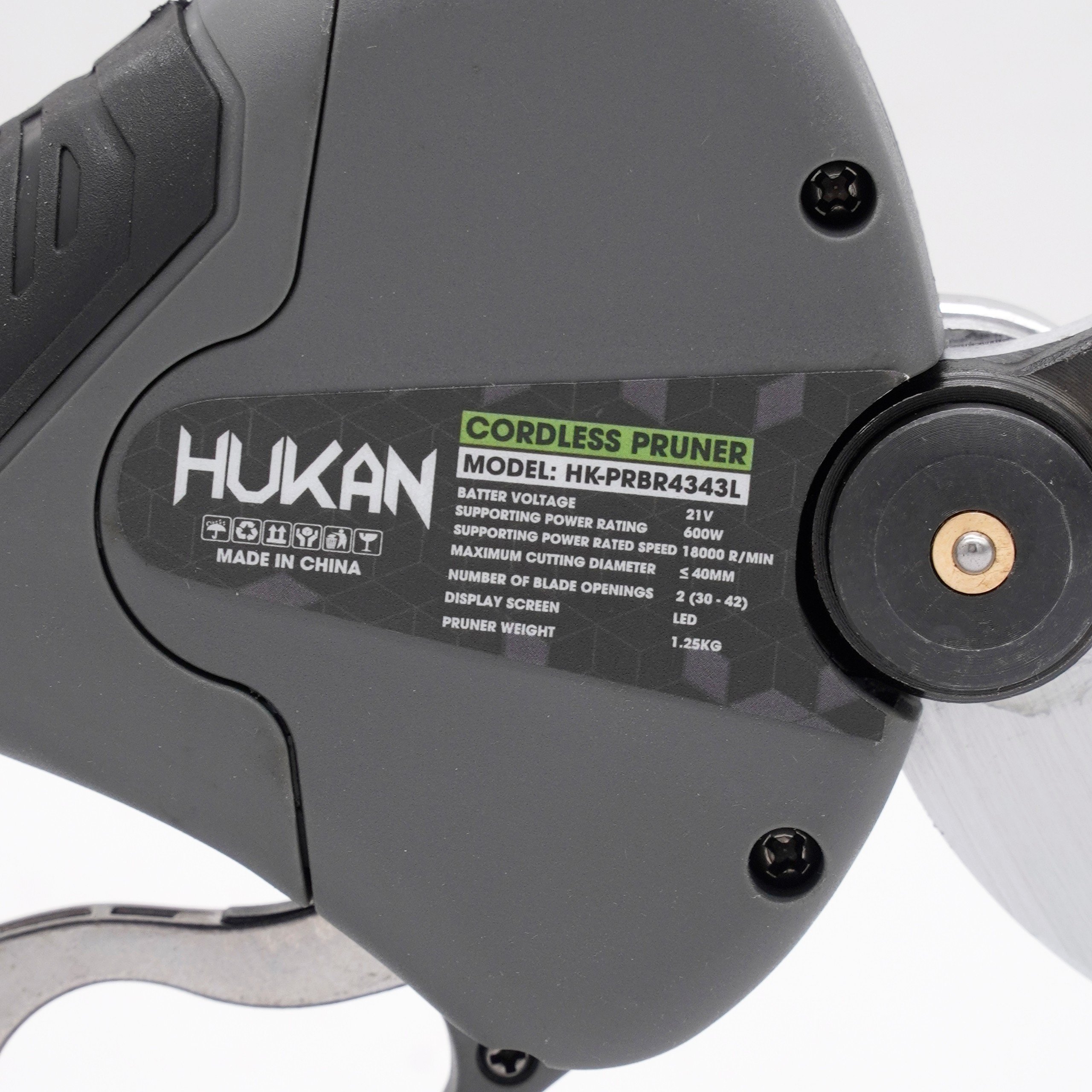 Máy cắt cành sử dụng pin HUKAN HK-PRBR4343L GEN2 (chưa có pin và sạc)