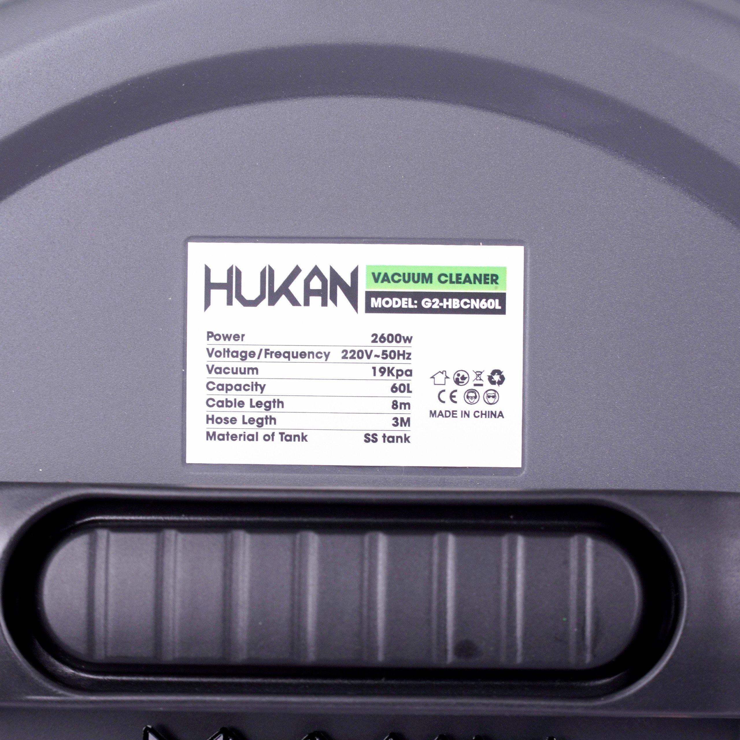 Máy hút bụi công nghiệp 60L HUKAN (GEN2) G2-HBCN60L
