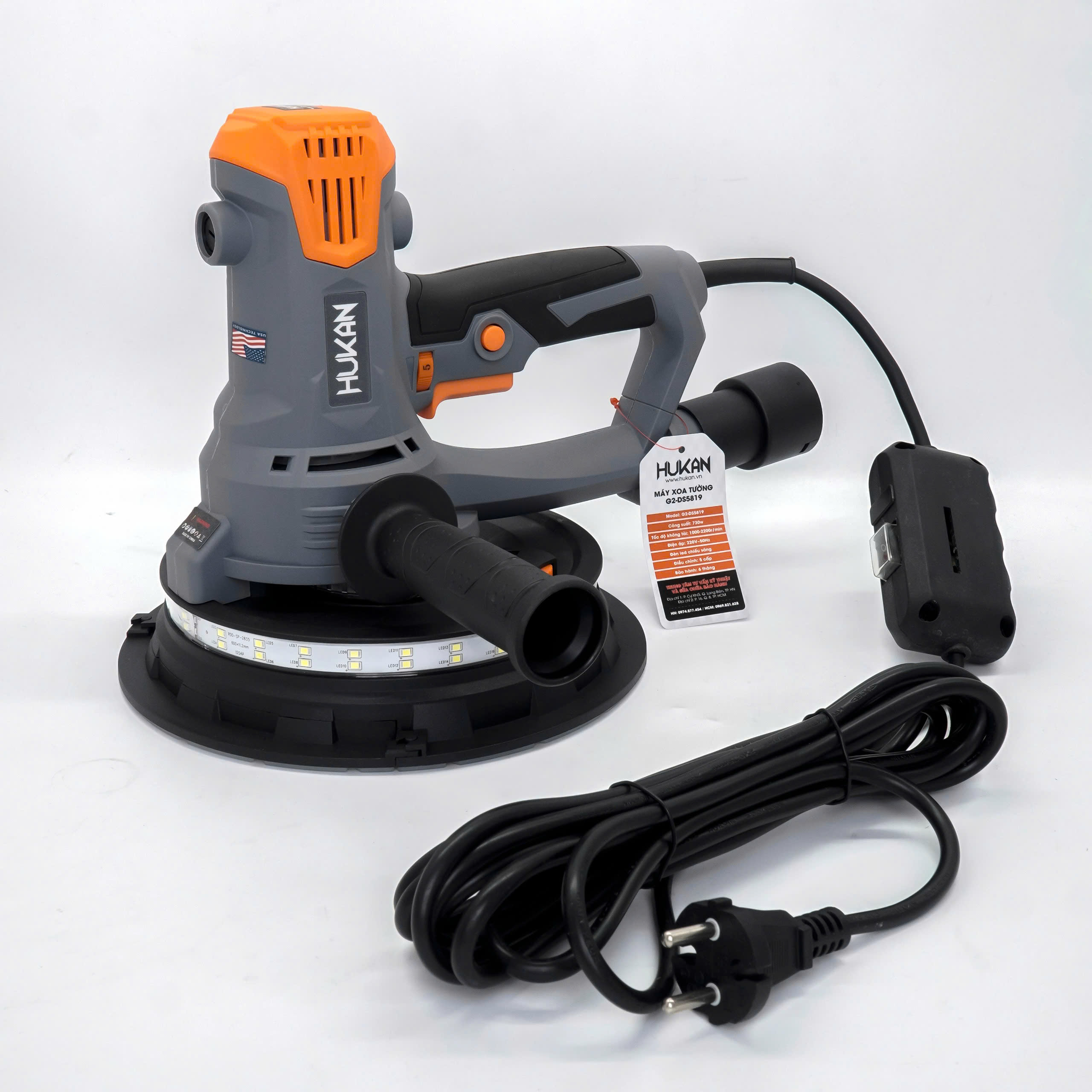 Máy xoa tường dùng điện HUKAN G2-DS5819