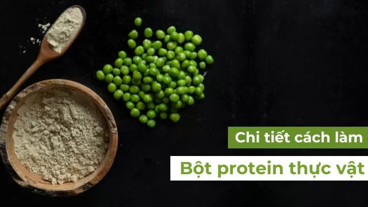 Chi tiết cách làm bột protein thực vật đơn giản nhất cho gymer