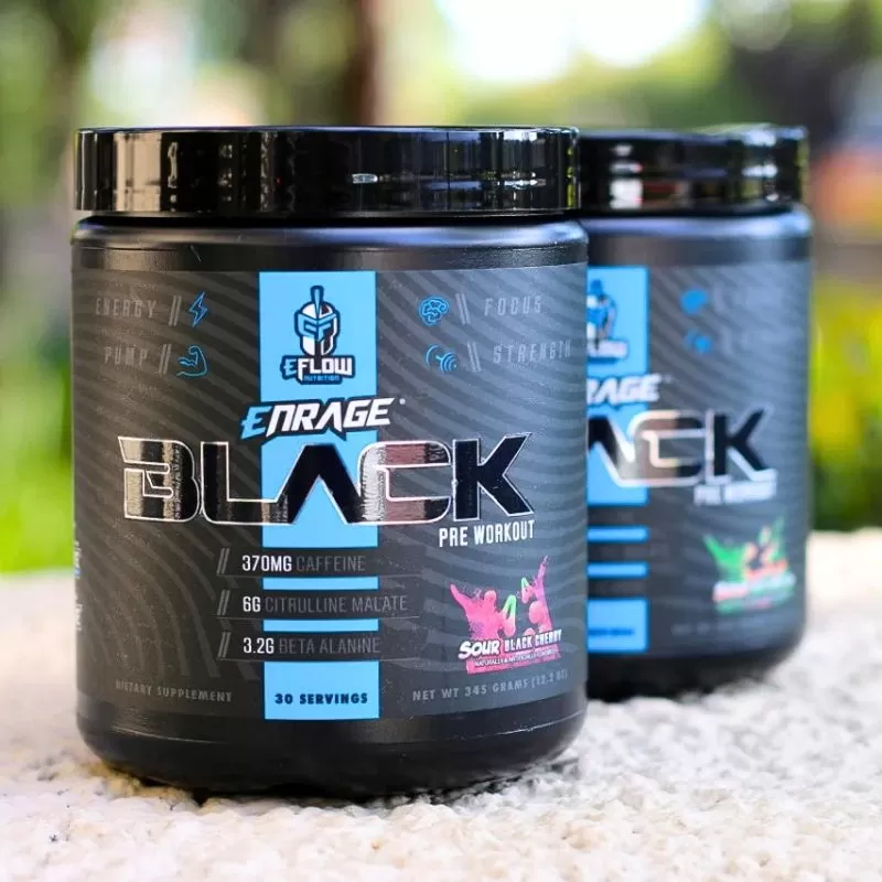 Eflow Nutrition Enrage Black 30 Servings