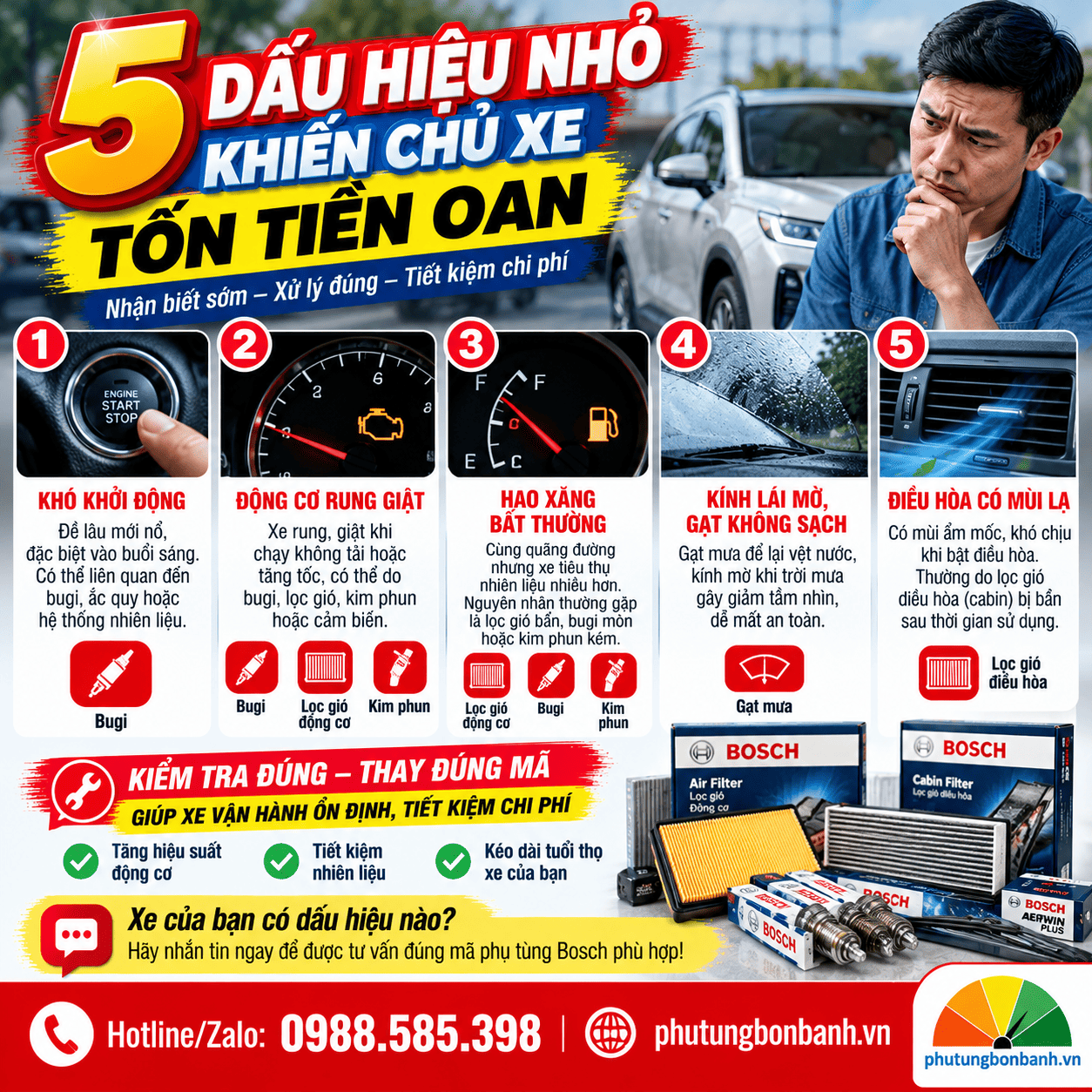 5 DẤU HIỆU NHỎ KHIẾN CHỦ XE TỐN TIỀN OAN – ĐỪNG CHỦ QUAN!