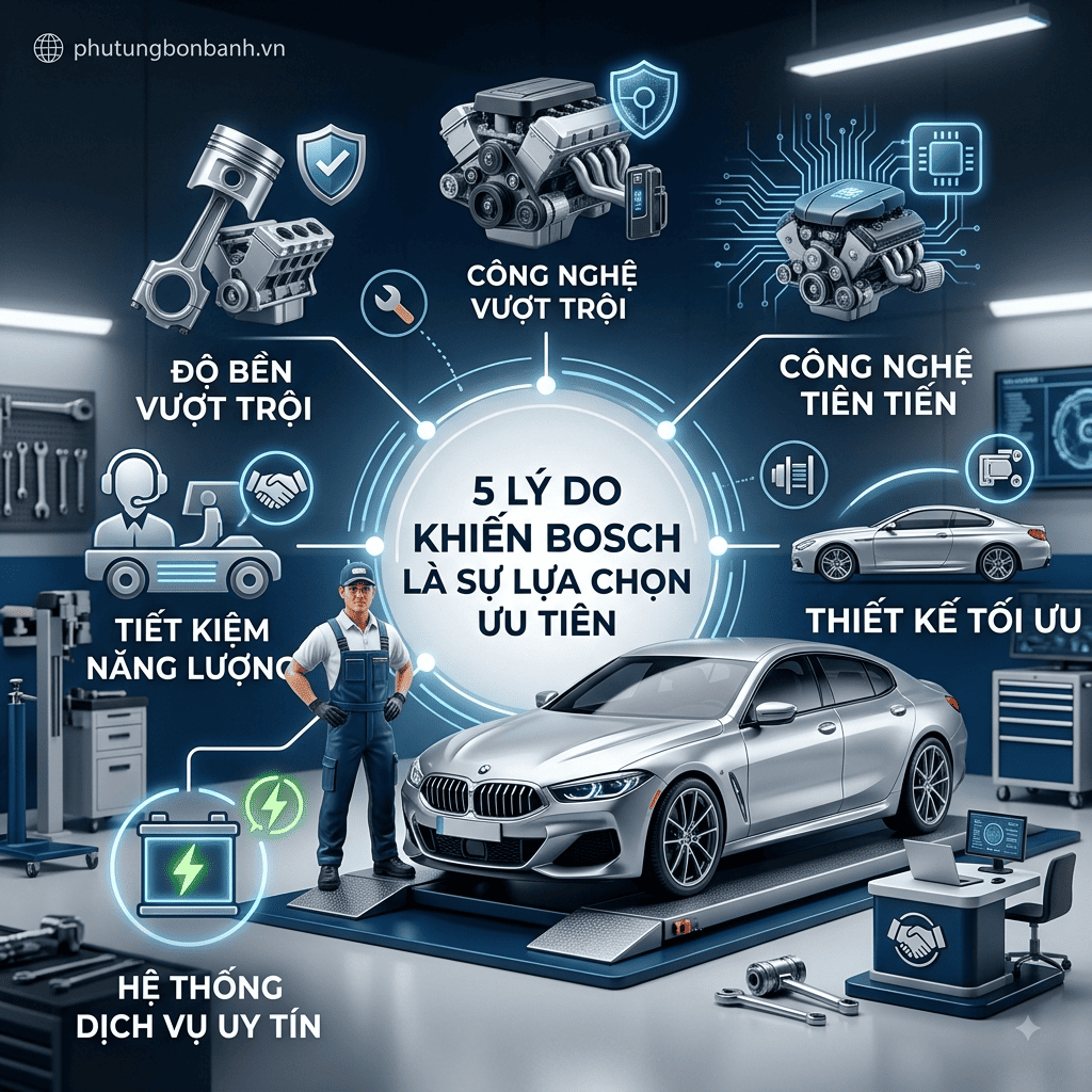 LÝ DO KHIẾN BOSCH TRỞ THÀNH SỰ LỰA CHỌN ƯU TIÊN CỦA NHIỀU NGƯỜI TIÊU DÙNG