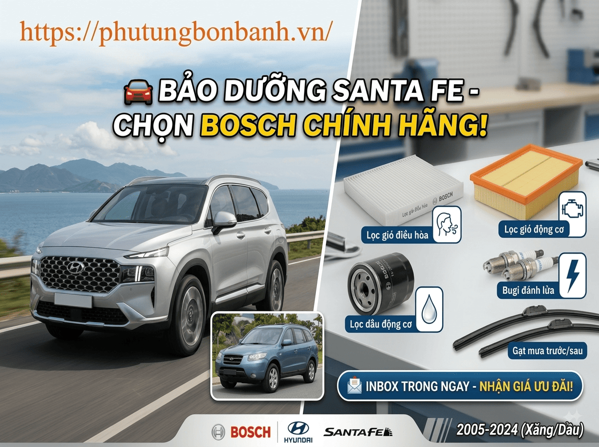 SANTA FE CỦA BẠN ĐÃ ĐƯỢC CHĂM SÓC ĐÚNG CHUẨN CHƯA?