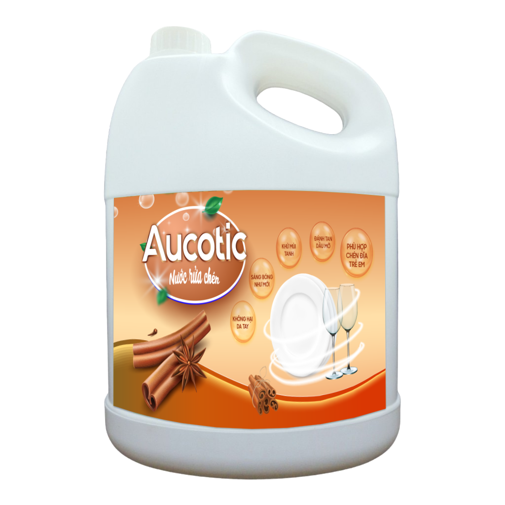 Nước rửa chén AUCOTIC hương quế 800ml