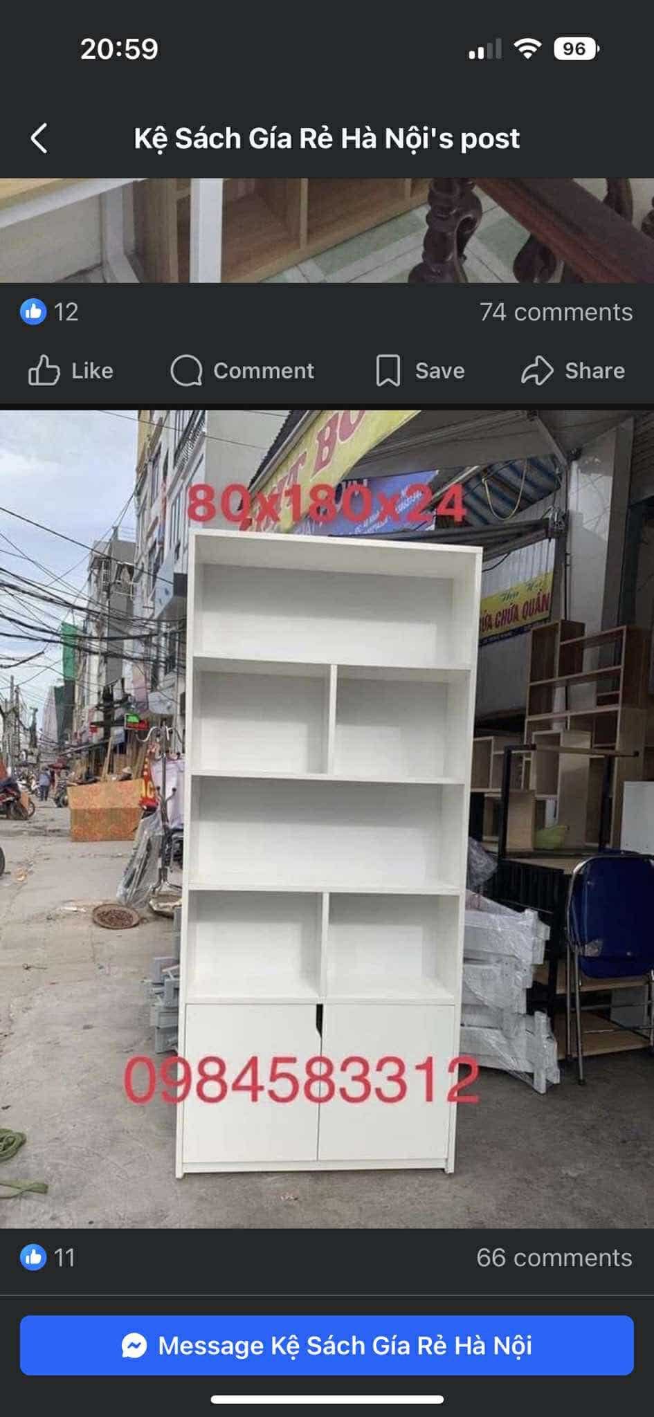 kệ sách 80 cao 180 sâu 24 trắng sứ