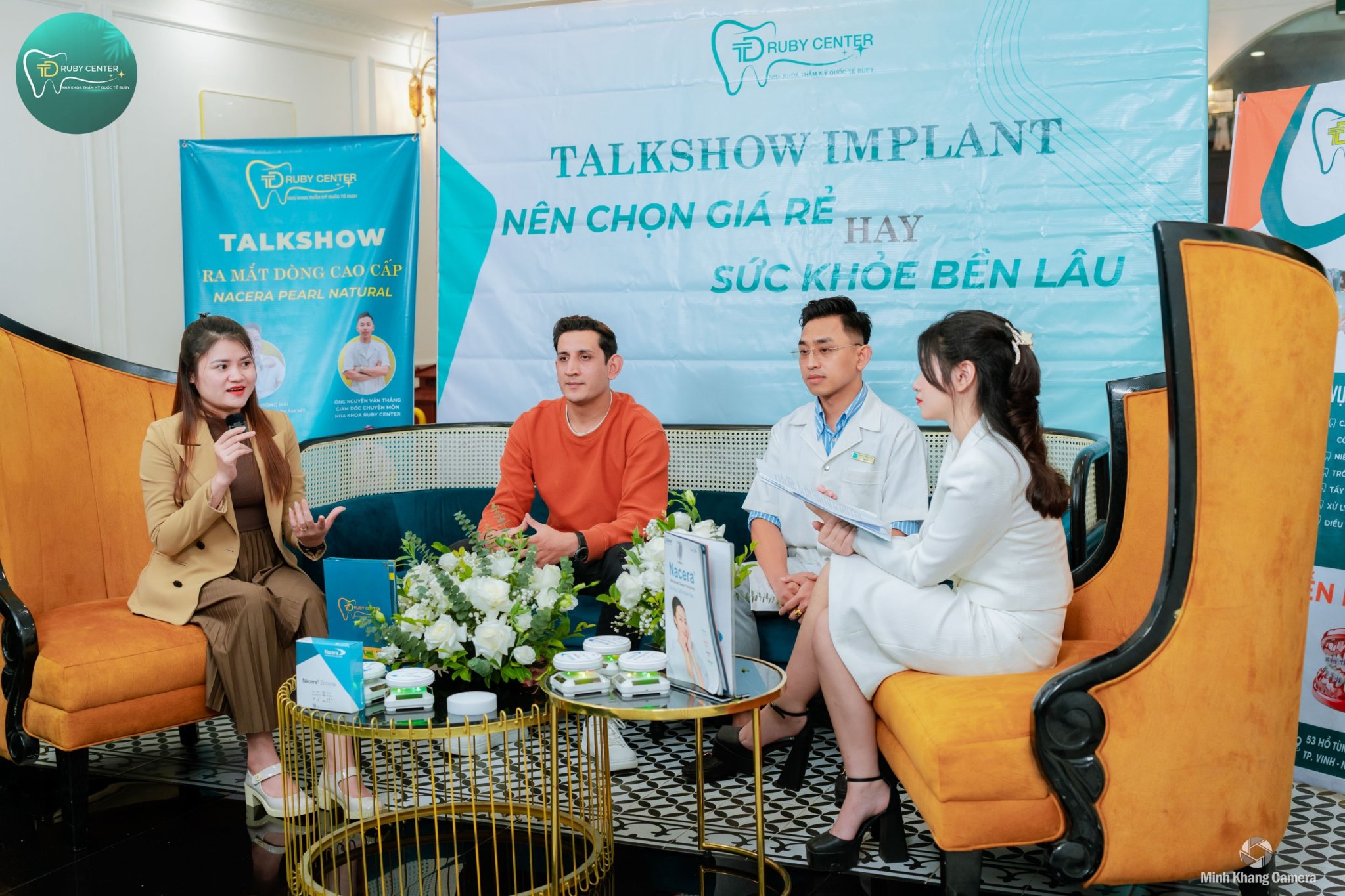 Talkshow ra mắt dòng răng sứ cao cấp Nacera Pearl Nature