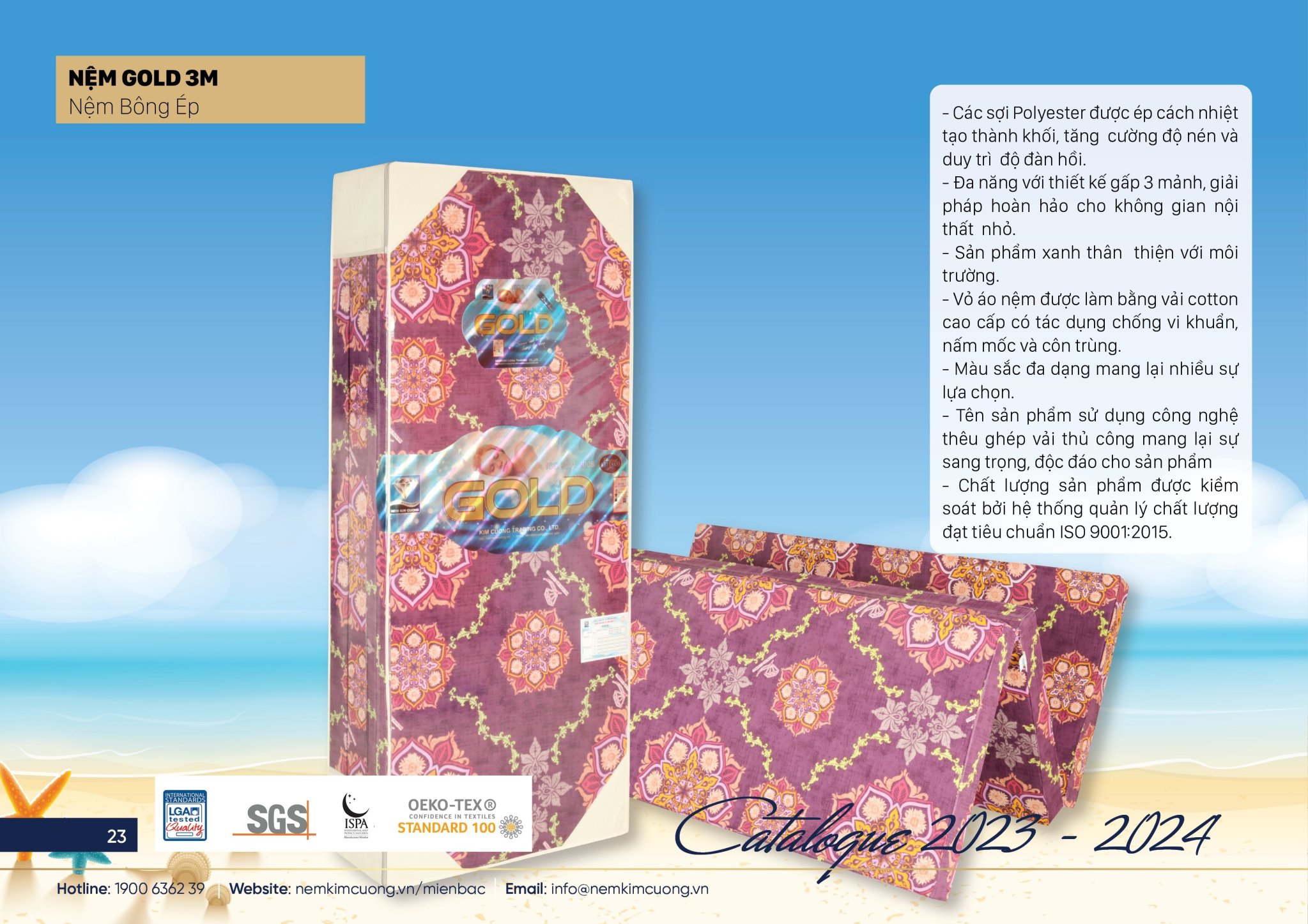 GOLD 3M (Vải coton)
