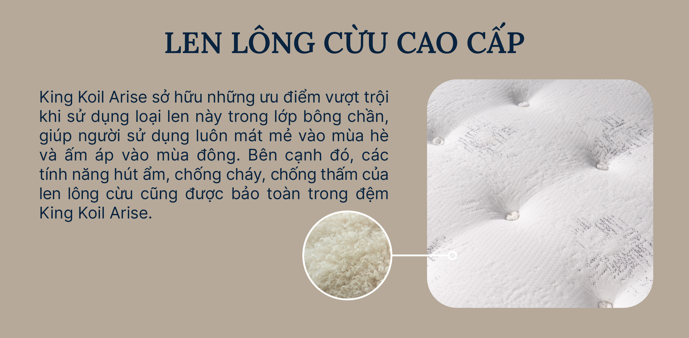 Đệm lò xò KingKoil ARISE PURE