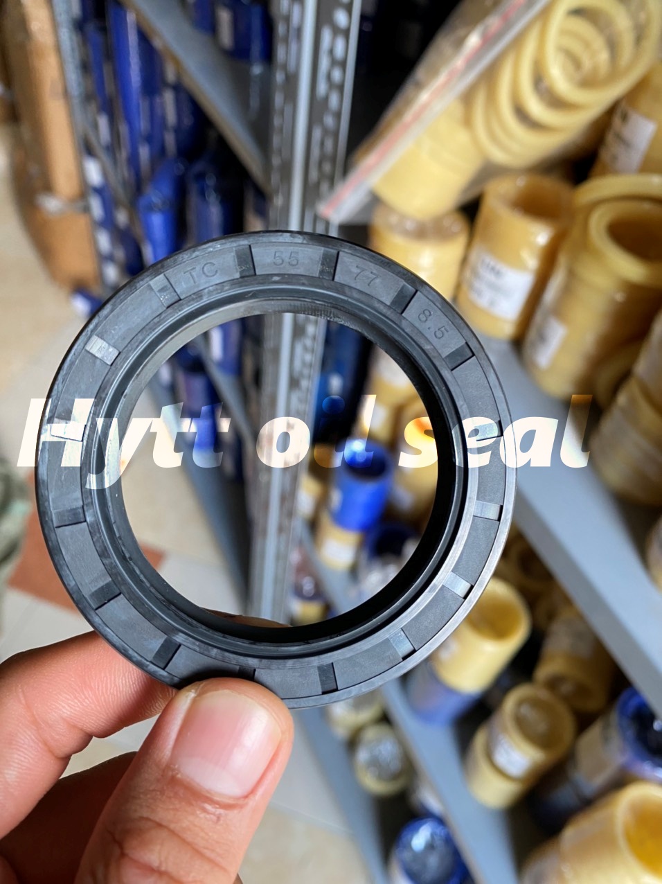 PHỐT CHẮN DẦU TC đen 55*77*8.5