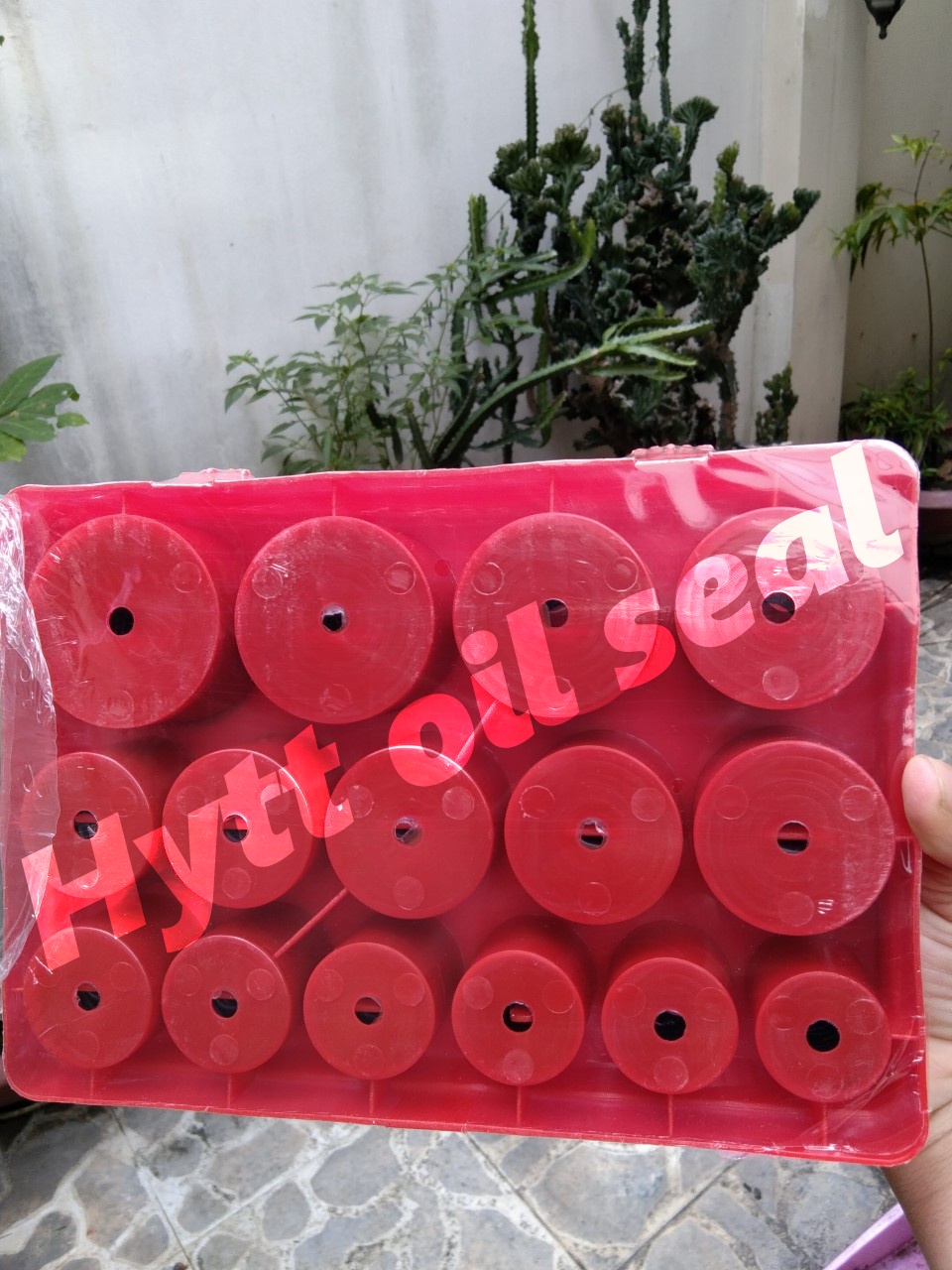 HỘP ORING KIT CAO SU CHẮN DẦU (màu đỏ)