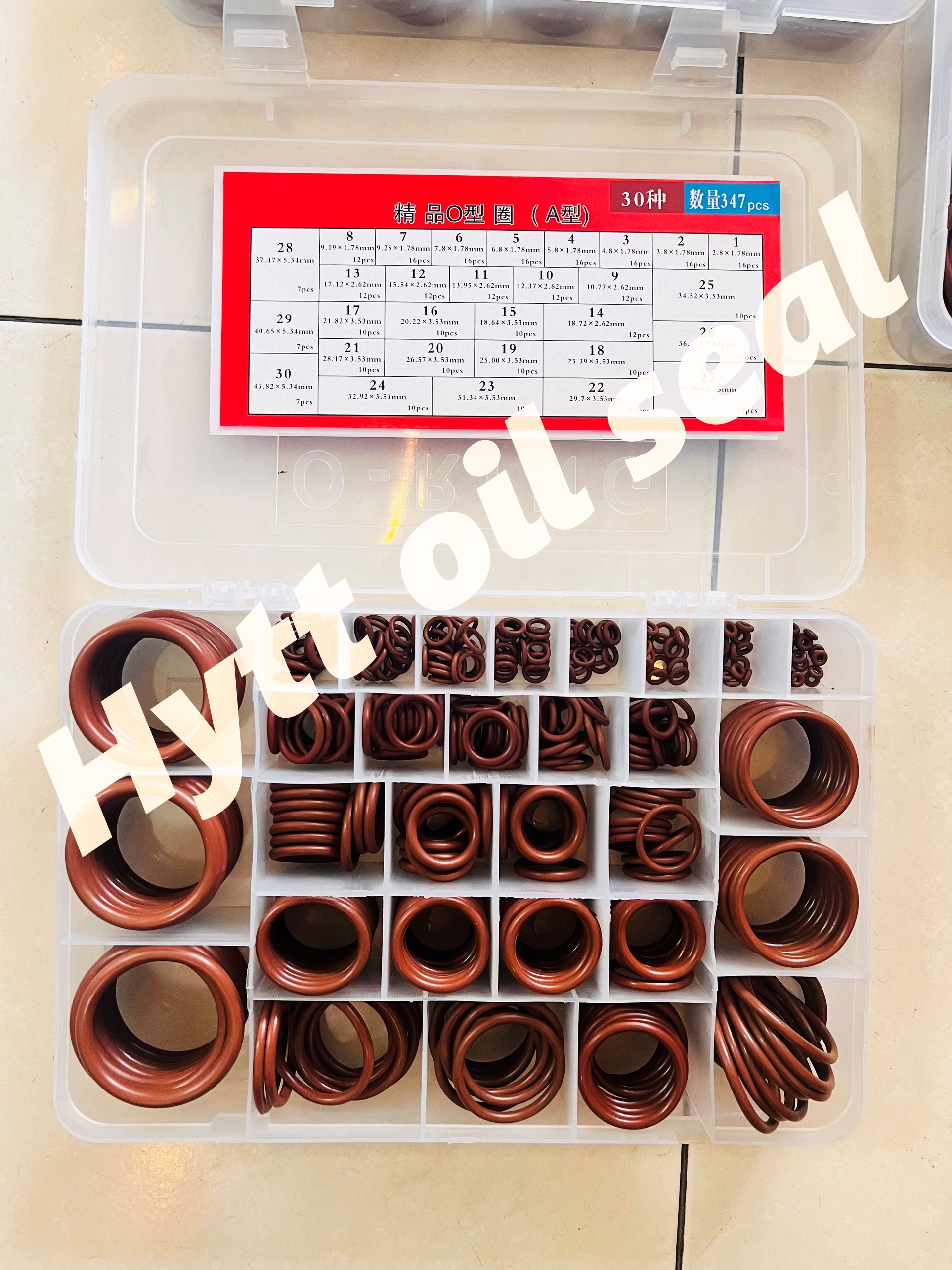 HỘP SIN CHỊU NHIỆT CAO ORING GIOĂNG CHỊU NHIỆT VITON KIT (màu xanh)