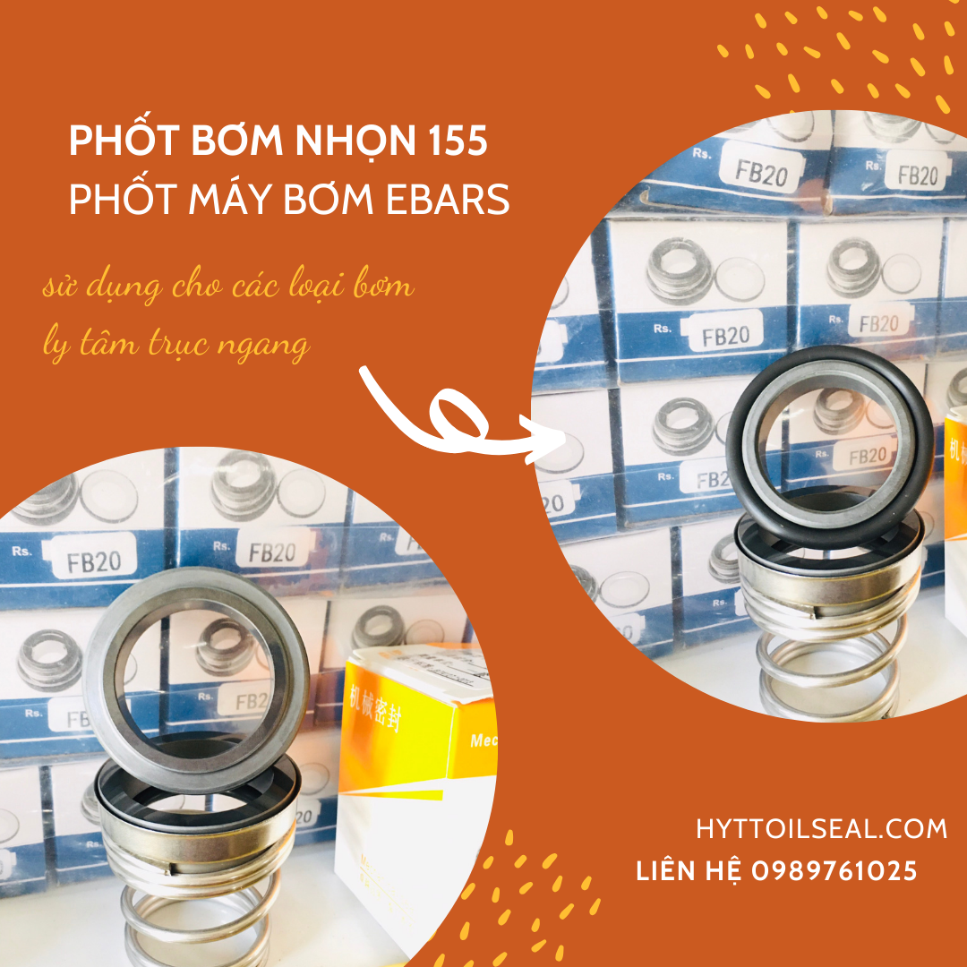 PHỐT MÁY BƠM EBARA, PHỐT BƠM NHỌN 155-33