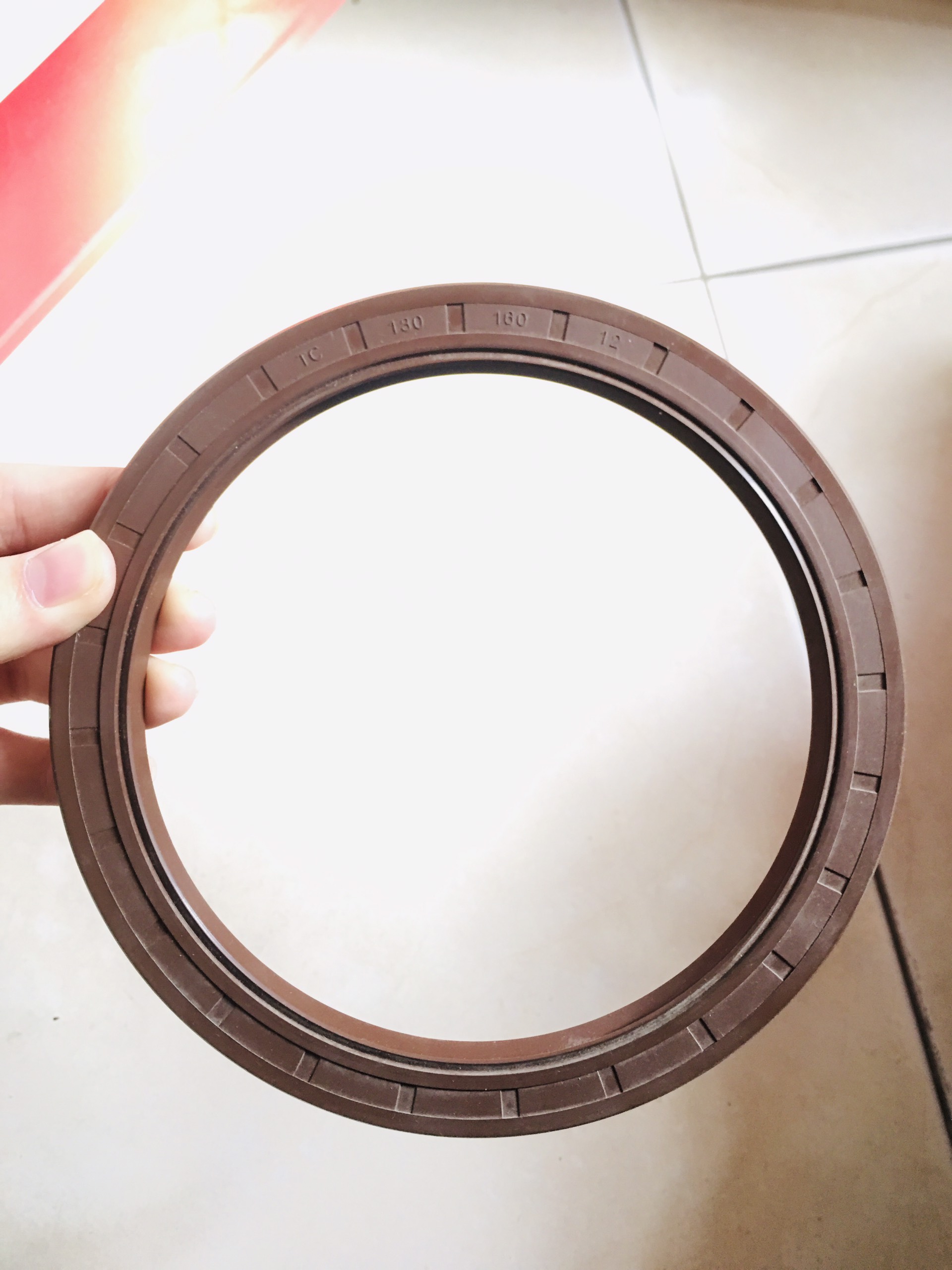 TC VITON 130*160*12, PHỐT CHẮN DẦU CAO SU FKM CHỊU NHIỆT, CHỊU HÓA CHẤT TỐT