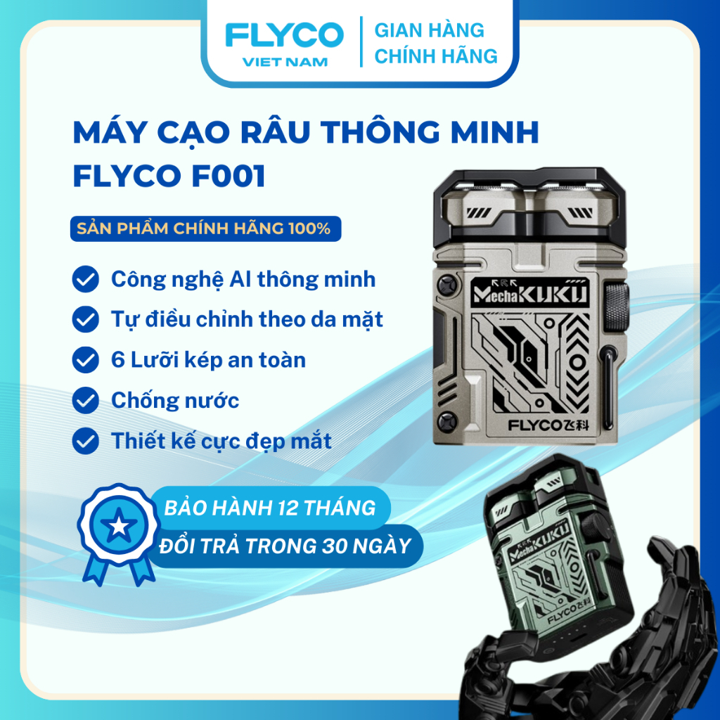 Máy cạo râu Flyco F001 - Êm Ái, Sạch Sẽ và Hiệu Quả!– Thương hiệu máy ...