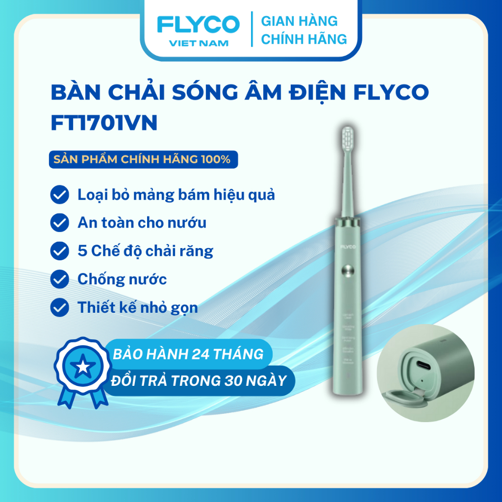 Bàn chải điện Flyco FT1701VN
