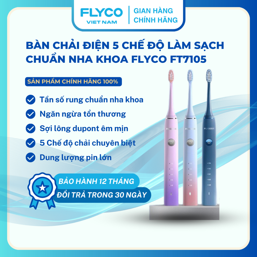 Bàn chải điện Flyco FT7105