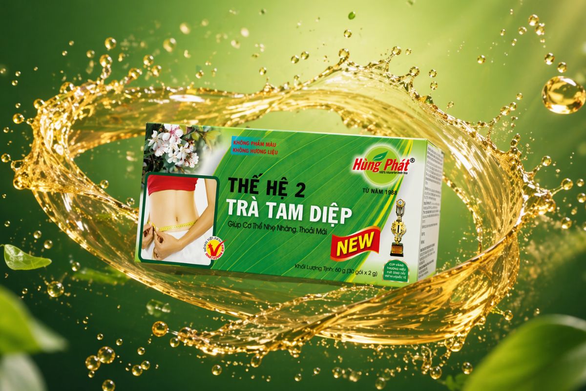 Trà Tam Diệp Thế Hệ 2 – Khởi Đầu Nhịp Sống Nhẹ Nhàng Từ Hương Thơm Thảo Mộc Tự Nhiên